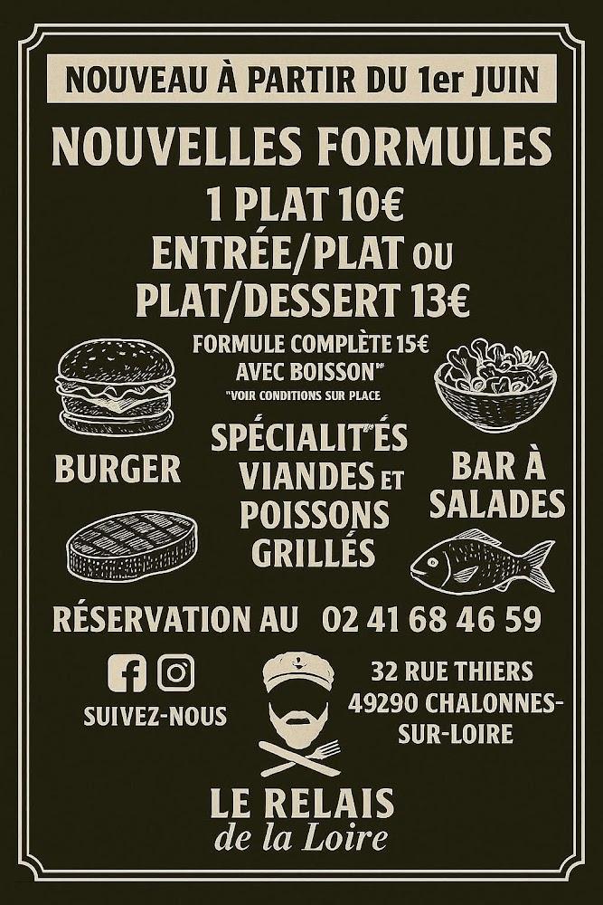 Le relais de la Loire - Restaurant du midi -Formule buffet - Formule Bistrot - Traiteur - Chalonnes-sur-Loire - Menu Image 2